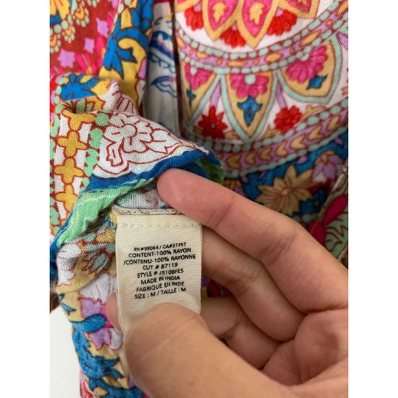 Billabong Halter Back Tie Bohemian Tank M - Picture 8 of 9